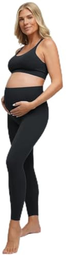 creamy fabrics Umstandsleggings Damen – High Waist Maternity Leggings, elastisch & Blickdicht, Schwangerschafts-Leggings für Alltag & Komfort