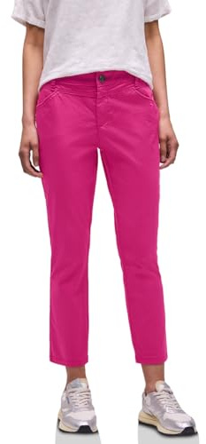 Street One Damen 7/8 Slim Leg Hose im Satin-Look 3818139