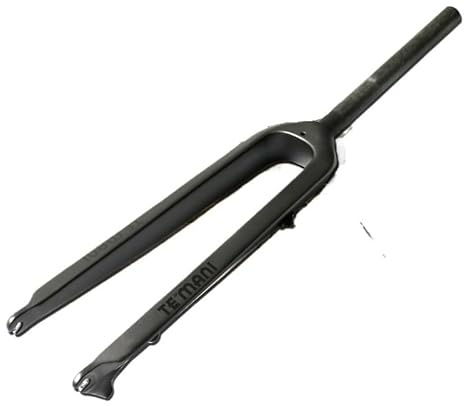 TANGSIYANG Forcella MTB Mountain Bike Grigio Argento Completamente in Fibra di Carbonio Bicicletta Freno a Disco Forcella Anteriore Rigida MTB 26/27.5/29er(29er)