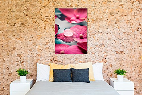 Tableau en PVC Plusieurs Mesures Impression numérique Zen Fleurs Roses 200x60cm