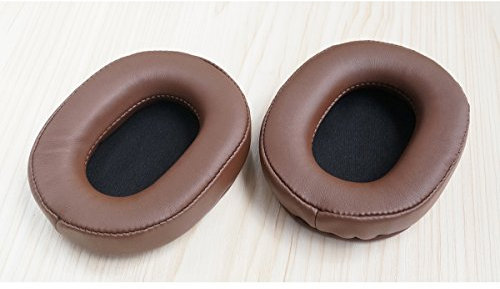 Almohadillas de cuero de repuesto para uso con auriculares Audio-Technica ATH-MSR7, ATH-MSR7BBK, ATH-MSR7GM, ATH-MSR7NC,ATH-MSR7LTD,ATH-DSR7bt (orejeras personalizadas)
