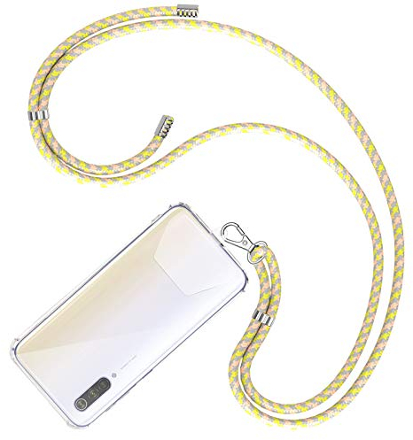 COCASES Universal Handyband zum umhängen, Schlüsselband Halsband zum Umhängen kompatibel mit meisten Smartphones(Gelb Camo)