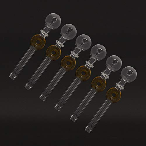 14 cm Glaspfeife Crackpfeife ölpfeife Oil Pipe Glas Pipe Glass Pipe (3 STK)