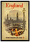 Nacnic Vintage Poster England. Blätter für Interieur mit klassischen und antiken Werbebildern zu dekorieren. Gemälde Retro-Dekor. A3