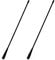 TWAYRDIO Antena macho SAM UHF/VHF 144/430 MHz, antena suave de látigo de alta ganancia de 39 cm para radio estándar de 2 vías Kenwood/YAESU/Vertex (paquete de 2)