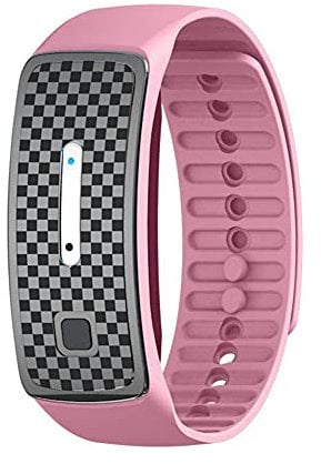 LICHENGTAI Ultrasónico Pulseras Repelentes De Mosquitos, Electrónico Antimosquitos Bandas Repelentes de Insectos Plagas, Impermeable Portátil Recargable Anti Mosquito Watch para Adultos Y Niños, Rosa