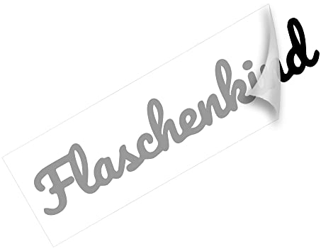 Handschrift Schnörkelschrift Aufkleber selbst gestalten personalisieren diverse Ausführung in verschiedene Längen Lieferzeit 2 bis 3 Werktage