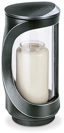 legendURN Grave Lantern Aluminium in Several Colors | Modern Grave Lantern or Lamp Aluminium