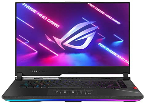 ASUS ROG Strix Scar 15 (2022) Laptop, 15.6” 240Hz IPS QHD Display, NVIDIA GeForce RTX 3080, Intel Core i9-12900H, 16GB DDR5, 1TB SSD, US-English Per-Key RGB Keyboard, Windows 11, P/N G533ZS-DS94