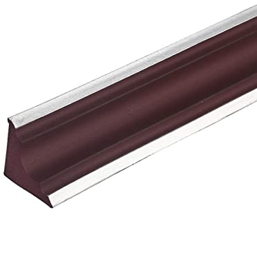 5 m flexible Formleiste, abziehen und aufkleben, selbstklebendes Design, Dichtungsstreifen für Bodenkanten, Wände, Fliesen, Sockelleisten, Arbeitsplatten (Color : Blanco, Size : 5m) (Dunkelbraun + Si