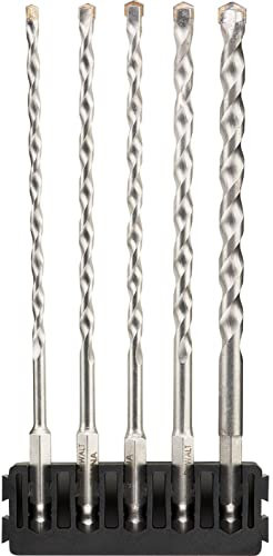 DeWalt 5 Piece Hex Shank Multi Material Drill Bit Bar Set