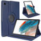 GOZOPO Coque pour Samsung Galaxy Tab A8 10.5 Pouces 2021 2022, Support Rotatif à 360° Housse Étui (Bleu)