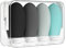 Morfone 100ml Silicone Travel Bottle for Toiletries, 4 Pack Leak Proof Refillable Squeezable Containers for Lotion Liquid Shampoo, BPA Free and TSA Approved Travel Accessories (Grey)