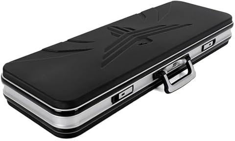 Gewehr Hartschalenkoffer Waffenkoffer Mit Schaumstoffeinlagen Präzisions-Hart Gewehrkoffer Langwaffen Aluminium-Rahmen Aufbewahrungsbox 65/80/90/100CM 80 * 30 * 12cm