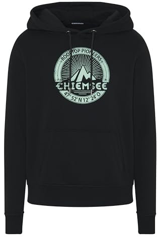 Chiemsee Hoodie mit Label-Mountain-Motiv