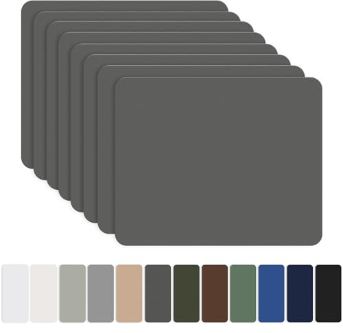 Nylon Selbstklebende Patches, OAZ 8 Stück 20x15cm Selbstklebender Wasserdichte Reparatur Patch, Nylon Flicken Selbstklebend Dunkelgrau, für Zelte, Daunenjacke, Schlafsack, Tasche