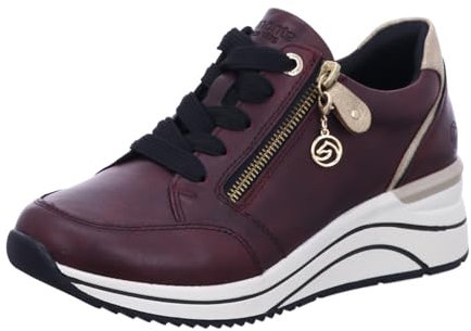 Remonte Damen D0T03 Sneaker, Rot, 38 EU