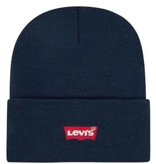 Levi's Unisex Kinder LAN Fledermausärmeln Beanie-Mütze, Dress Blues, Einheitsgröße
