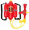 harayaa Feuerwehrmann Rucksack, Wasserspielzeug, Rollenspiel, Garten Und Poolspielzeug, Feuerwehrmann Wassersprüher für Wasserpark, Pool, Strand, Partygesche