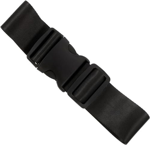 Gürteltaschen-Verlängerungsgurt, Bauchtasche, Verlängerung, elastischer Riemen, Schnallenverlängerung, Band, Statement-Gürtel für Damen, Crossbody-Tasche, Hüfttasche, Schwarz, Einheitsgröße, Modern