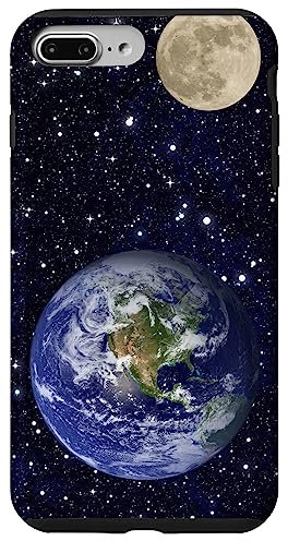 Erde Globus Mond Weltraum Sterne Astronomie Hülle für iPhone 7 Plus/8 Plus