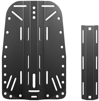 AuntYou Aluminium Scuba Diving Technic Backplate Diver BCD Plate Scuba Diving Single Tank Adapter Scuba Diving Set
