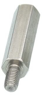 10 pz M2.5 M3 M4 M5 M6 In Acciaio Inox Distanziatore Esagonale Da Maschio A Femmina Distanziatore Vite(15mm,M6(10PCS))