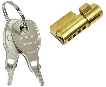 XUKZIMA 1 Stück Anhängerkupplung Schließzylinder Anhängerschloss Zylinder Heavy Duty Caravan & Trailer Kupplung Abschleppsicherung Kupplung Schloss Zylinder Wohnwagen Kupplung Schließzylinder