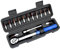 1/4 Inch Drive Torque Wrench,Bike Torque Wrench Set 2-24 Nm,15pcs Click Motorcycle Torque Wrench Set,Socket Wrench Set,Torque Screwdriver Set, Extension Bar, Socket Set for Car, Bicycle Repair