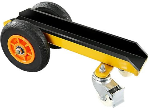 Materialhandhabungswagen,Hochleistungs-Drehradwagen Mit Bremsen Und 4-Rad-Vollreifen,660Pfund Tragfähigkeit,sicher Und Stabil,für Verschiedene Materialien,Glas,Sperrholz,Türen,Fenster,Trockenbau