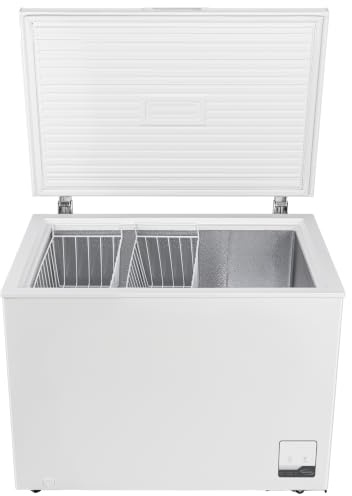 SCHOEPF – GT300SC Gefriertruhe 292 L – 2x Gefrierkorb - Weiß – 83,5 x 105,5 x 73,5 cm – Energieklasse C – Schnellgefrieren – 39 dB – 146 kWh/Jahr – 4-Sterne-Kennzeichnung – Freistehend
