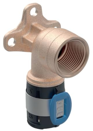 Geberit FlowFit Anschlusswinkel 90Gr Rg+ d16-Rp3/8 L:52mm