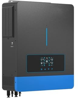 Convertisseur Tension Onduleur Solaire Hybride 102 KW 48 V 220 V 230 V MPPT 160 A Chargeur Solaire Onduleur Sinusoïdal Pur Double Entrée PV Double Sortie CA(with WIF)