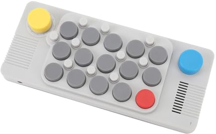 Yctze Clavier de Musique électronique Portable avec Casque 3,5 Mm, Batterie Rechargeable, Autocollants, Idéal pour Les Enfants
