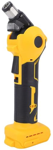 ZASCHMOY 0-90 Degree Adjustable Cordless Electric Palm Nailer Multi Angle Palm Nail Gun with LED Light for Woodworking Ceiling Installation Cabinet & Box Packaging