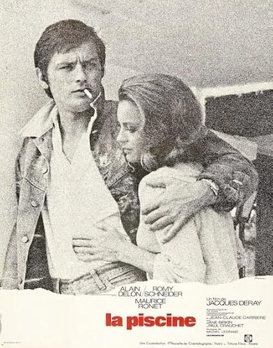 Alain Delon, Romy Schneider: Der Swimmingpool - La Piscine (1969) | Frankreich Import Plakat, Poster [59 x 77 cm]