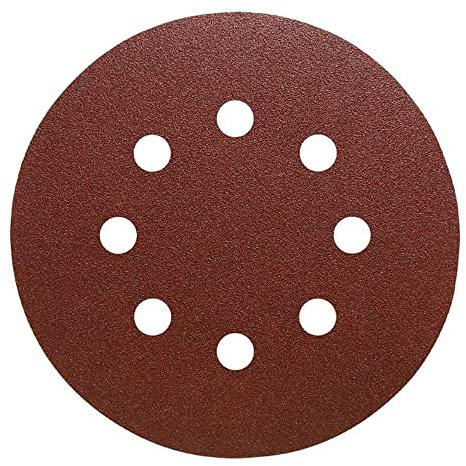 Klingpsor 342418 PS 22 K Scheiben mit Papierunterlage, kletthaftend für Holz, Metall Universal, Lochform GLS74, 60 Korn, 150mm Durchmesser, 50 Stück