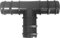 well2wellness® Schlauchverbinder T-Stück gerippt - 32 mm