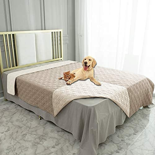 Ameritex Wasserdichte Hundebett-Abdeckung Haustierdecke für Möbel, Bett, Couch, Sofa, wendbar