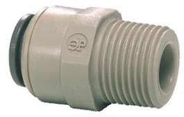 Raccord droit filetage mâle 3/8'' x pushFit 1/4'' = 6mm