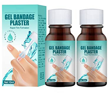 10 mL Benda Liquida, Cerotto Liquido Impermeabile, Cerotto per Bendaggi in Gel, Benda liquida in Gel Curativo per Ferite ad Asciugatura Rapida per Piccoli Tagli Graffi e Pelle Screpolata