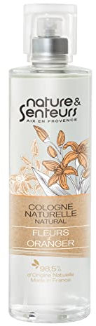 NATURE & SENTEURS - Eau de Cologne Fleurs d'Oranger 100ml - Parfum Mixte - Cologne aux notes Envoûtantes - Fabriquée en France - 98% d'origine Naturelle