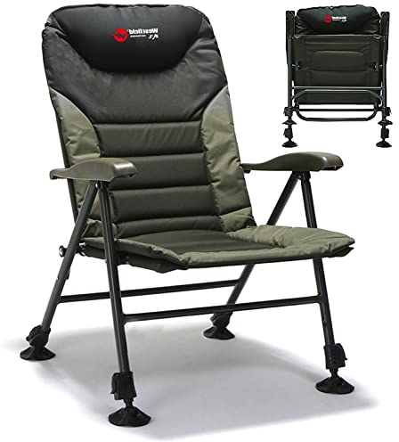 Ccsh Angelstuhl Campingstuhl Übergroßer Angelstuhl für Erwachsene, Verstellbarer Klappbarer Campingstuhl aus Aluminium zum Wandern von Freizeitpicknicks, All-Terrain-Reisestuhl