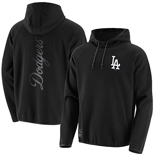 Fanatics NFL MLB Mono Herren Hoodie Farbe: Dodgers (Schwarz); Größe: L