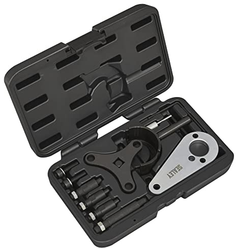 Sealey Timing Tool Set for Hyundai, Kia 1.6D OEM Tools Hyundai/Kia 09240-2U100, 09240-2U300, 09240-2U400, 09240-2U500 Belt Drive - VSE5939, Black