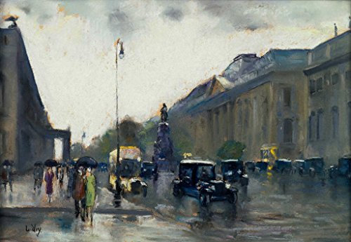 Kunstdruck/Poster: Lesser URY Berlin Unter den Linden - hochwertiger Druck, Bild, Kunstposter, 80x55 cm