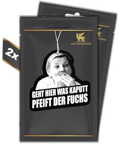2er Set Karin Ritter – Duftbaum – Luftfrischer – automatischer Duftspender fürs Auto tuning lustiger Spruch– Car Air freshener – Duftanhänger (CITRUS)