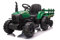 Tracteur électrique pour Enfants Esus 24v - Vert - Tracteur pour Enfants avec Batterie 24V 2 puissants Moteurs, Roues en Gomme, remorque, lumières LED et télécommande pour Parents
