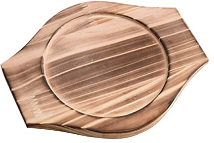 NAMOARLY Wooden Stone Bowl Heat Insulation Mat Protective Kitchen Placemat for Stone Bowls Elegant Design Compact for Home Decor