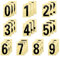 YIKIADA Reflective Mailbox Number 3 Set Vinyl Sticker Self-Adhesive Decal Waterproof Door Signs House Wheelie Bins Address Numbers 0-9 for Outside 30 PCS BLACK